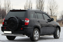 Chery Tiggo 1 2005-2016 гг. Задняя дуга Нержавейка d60 фото 3