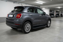 Fiat 500X 2014-2024 гг. Боковые Подножки Allmond Black (2 шт., Алюминий) фото 1