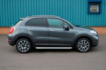 Fiat 500X 2014-2024 гг. Боковые Подножки Fullmond (2 шт., Алюминий) фото 4