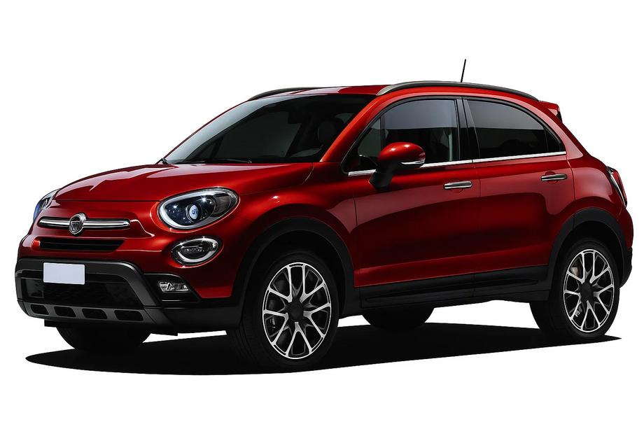 Fiat 500X 2014-2024 гг. Хромированные молдинги стекол (4 шт) Image
