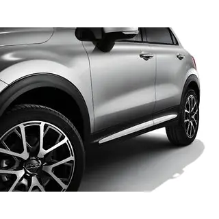 Хромированные молдинги на двери (4 шт) Fiat 500X 2014-2024 гг. фото 1