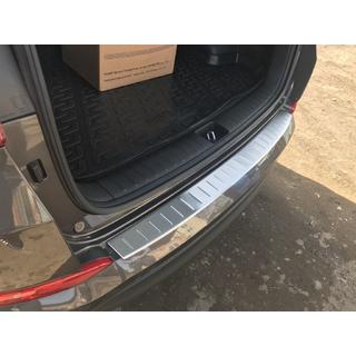 Накладка на задний бампер OmsaLine 2016-2018 нержавейка Hyundai Tucson TL 2016-2021 гг. фото 2