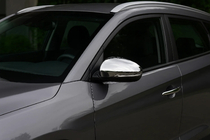 Hyundai Tucson TL 2016-2021 гг. Накладки на Зеркала (2 шт., Нержавейка) фото 3