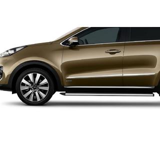 Дверные Молдинги Нержавеющая Сталь (4 шт) Kia Sportage 2015-2021 гг. фото 3