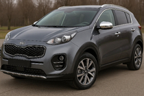 Kia Sportage 2015-2021 гг. Накладки на Зеркала (2 шт, Нержавеющая Сталь) фото 3