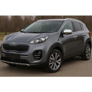 Накладки на Зеркала (2 шт, Нержавеющая Сталь) Kia Sportage 2015-2021 гг. фото 3