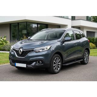Боковые пороги Bosphorus Black (2 шт., алюминий) Renault Kadjar 2015-2022 гг. фото 1