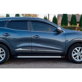 Боковые Подножки Maya V1 (2 шт., Алюминий) Renault Kadjar 2015-2022 гг. фото 3