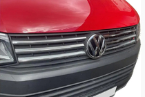 Volkswagen T6 2015-2024 гг. Хром Накладки на Решетку 2015-2019 (4 шт, нерж сталь) фото 3