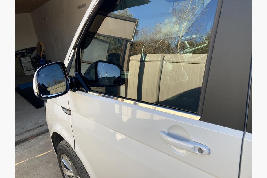 Volkswagen T6 2015-2024 гг. Окантовка Окон (2 шт., Нержавеющая Сталь) Image