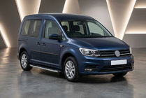 Volkswagen Caddy 2015-2020 гг. Боковые Подножки Fullmond (2 шт., Алюминий) Макси База фото 1