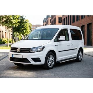 Боковые Подножки Maya (2 шт., Алюминий) Volkswagen Caddy 2015-2020 гг. фото 1