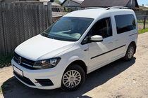 Volkswagen Caddy 2015-2020 гг. Хромированные Рейлинги фото 5