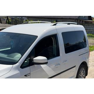 Хромированные Рейлинги Volkswagen Caddy 2015-2020 гг. фото 4