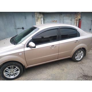Хромированные Накладки на Ручки (4 шт) Chevrolet Aveo T250 2005-2011 гг. фото 3
