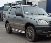 Chevrolet Niva 1998-2020 гг. Боковые Подножки Premium (2 шт., Нержавейка) Ø60 фото 1