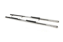 Citroen Berlingo 1996-2008 гг. Боковые трубы (2 шт., нержавейка) Ø70, с пластиковыми накладками фото 3