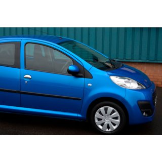 Накладки на дверные ручки из нержавеющей стали Citroen C-1 2005-2014 гг. фото 4