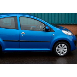 Накладки на дверные ручки из нержавеющей стали Citroen C-1 2005-2014 гг. фото 3