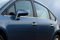 Citroen C-4 2004-2010 гг. Хромированные Окантовки Окон Нержавейка Седан, OmsaLine - Итальянская Нержавейка фото 1