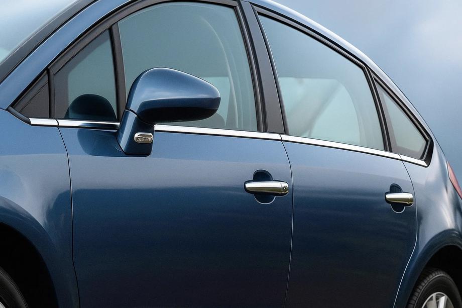 Citroen C-4 2004-2010 гг. Хромированные Окантовки Окон Нержавейка Седан, OmsaLine - Итальянская Нержавейка Image