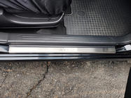 Chevrolet Aveo T250 2005-2011 гг. Накладки на дверные пороги Carmos из нержавейки (4 шт.) фото 4