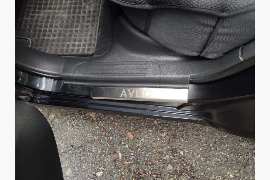Chevrolet Aveo T250 2005-2011 гг. Накладки на дверные пороги Carmos из нержавейки (4 шт.) Фото 6