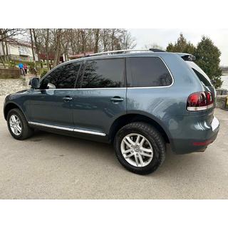 Хромированные Рейлинги (Пластиковые Ножки) Volkswagen Touareg 2002–2010 гг. фото 2