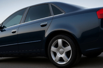 Audi A4 B7 2004-2008 гг. Нижние молдинги стекол нержавейка (6 шт.) фото 1