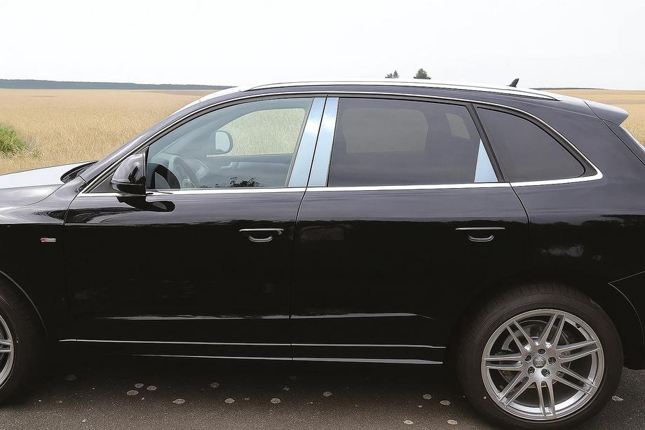 Audi Q5 2008-2017 гг. Накладки на дверные стойки из нержавеющей стали (6 шт.) Image