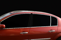 Renault Megane II 2004-2009 гг. Верхние молдинги окон нержавейка (6 шт) фото 1