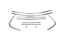 Renault Megane II 2004-2009 гг. Верхние молдинги окон нержавейка (6 шт) фото 2