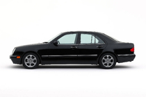 Mercedes E-class W210 1995-2002 гг. Нижние молдинги стекол нержавейка (4 шт) Carmos - Турецкий производитель фото 3