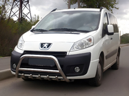 Citroen Jumpy 2007–2017 гг. Кенгурятник WT003 (нержавейка) фото 1