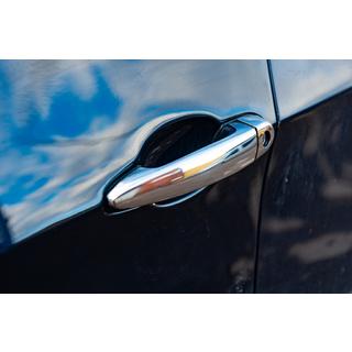 Хромированные Накладки на Ручки Дверей (4 шт, Нержавейка) BMW X5 E70 2007-2013 гг. фото 4