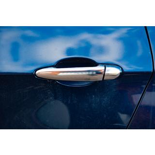 Хромированные Накладки на Ручки Дверей (4 шт, Нержавейка) BMW X5 E70 2007-2013 гг. фото 3