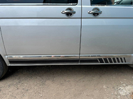 Volkswagen T6 2015-2024 гг. Накладки на дверные ручки из нержавеющей стали 4 штуки. Carmos - турецкая сталь фото 15