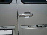 Mercedes Sprinter W901/902/903/904/905 1995–2006 гг. Хромированные Накладки на Ручки Дверей (4 шт, Нержавейка) OmsaLine - Итальянская Нержавеющая Сталь фото 4