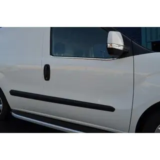 Окантовка стекол Нержавейка Fiat Doblo II 2010-2022 гг. фото 3