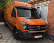 Volkswagen Crafter 2006-2016 гг. Хромированные Накладки на Решетку 2011-2017 Carmos - Турецкая Нержавеющая Сталь фото 1