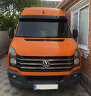 Volkswagen Crafter 2006-2016 гг. Хромированные Накладки на Решетку 2011-2017 Carmos - Турецкая Нержавеющая Сталь фото 2