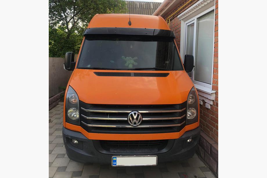 Volkswagen Crafter 2006-2016 гг. Хромированные Накладки на Решетку 2011-2017 Фото 2