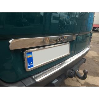 Накладка из нержавейки над номером Mercedes Sprinter W906 2006–2018 гг. фото 2