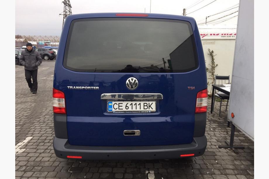 Volkswagen T5 Caravelle 2004-2010 гг. Накладка из нержавейки над номером на задней двери С надписью, OmsaLine - Итальянская Нержавейка Фото 2