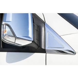 Накладки на зеркала Нержавеющая сталь (2 шт.) Mercedes Sprinter W906 2006–2018 гг. фото 1
