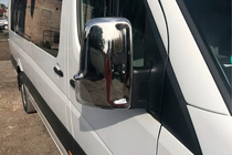 Mercedes Sprinter W906 2006–2018 гг. Хромированные Накладки на Зеркала (2 шт.) Omsa, Итальянская Нержавейка фото 8