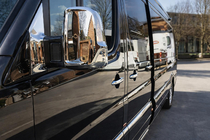 Volkswagen Crafter 2006-2016 гг. Хромированные Накладки на Зеркала (2 шт.) Carmos, Турецкая сталь фото 1