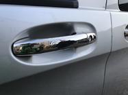 Mercedes Vito/V-class W447 2014- гг. Хромированные Накладки на Ручки (4 шт., Нержавейка) С чипом, Carmos - Турецкая сталь фото 2