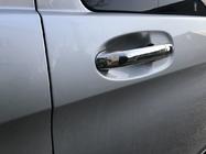 Mercedes Vito/V-class W447 2014- гг. Хромированные Накладки на Ручки (4 шт., Нержавейка) С чипом, Carmos - Турецкая сталь фото 3