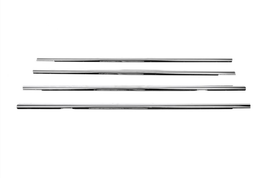 Opel Astra G classic 1998-2012 гг. Хромированные Окантовки Окон (4 шт) OmsaLine - Итальянская Нержавейка Фото 4